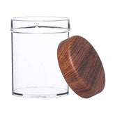 Round Jar - Clear & Brown